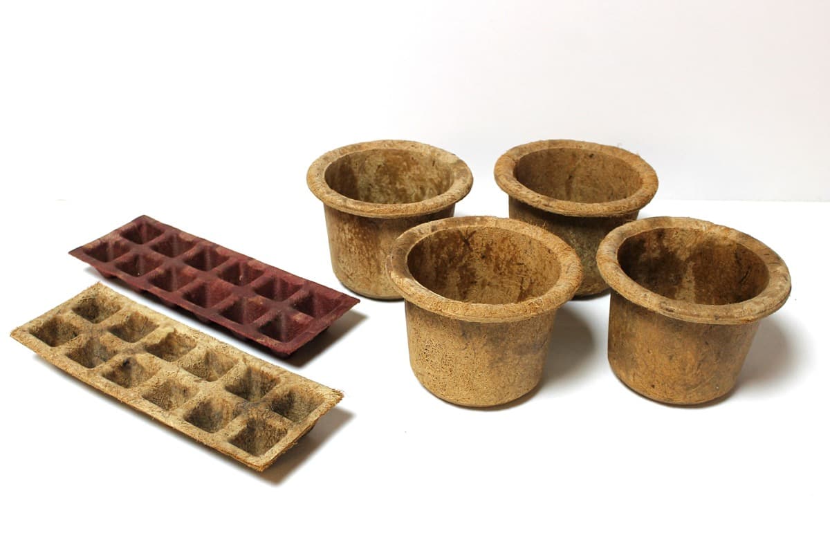 Agringenium biodegradable coir pots and sapling trays